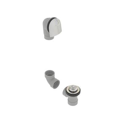 osb 541DLK-W - Pvc Direct Bath Waste W/Square Faceplate & Lift & Turn Closure - Full Kit