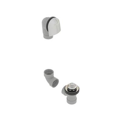 osb 54DPPK-CP - Pvc Direct Bath Waste W/Bell Faceplate & Push Pull Closure Kit