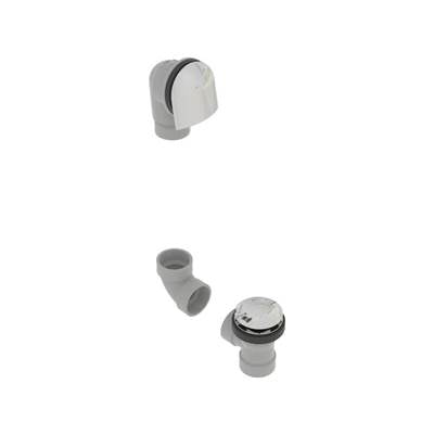 osb 54DTK-BN - Pvc Direct Bath Waste W/Bell Faceplate & Twirle Closure - Full Kit