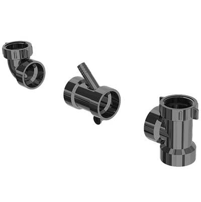 osb 6065K-DCW - Abs Sched. 40 Dwv End Outlet Continuous Wste Kit W/Dishwasher Bushing
