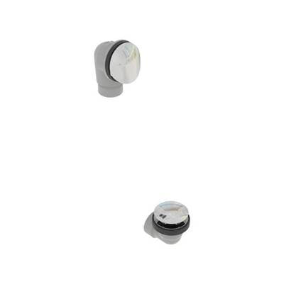 osb 5152QHK-MBL - Pvc Bath Waste W/Round Faceplate & Clicker Closure - Half Kit