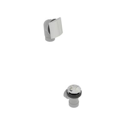 osb 541DQHK-BG - Pvc Direct Bath Waste W/Square Faceplate & Clicker Closure - Half Kit