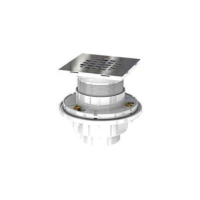 osb SDS5144-MBL - 2'' Pvc Adjustable Square Shower Drain For Shower Pan Liner