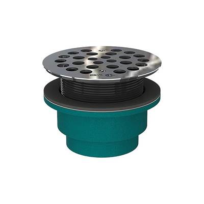 osb SD357-CP - 2'' Cast Iron Adjustable Shower Drain For Molded Shower Bases