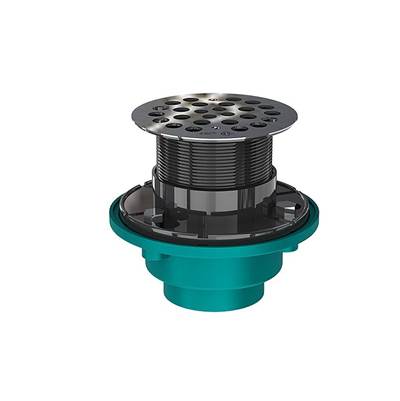 osb SD457-BN - 2'' Cast Iron Adjustable Round Shower Drain For Shower Pan Liner