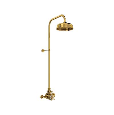 Perrin & Rowe U.KIT2X-ULB - Edwardian™ 3/4" Exposed Wall Mount Thermostatic Shower System
