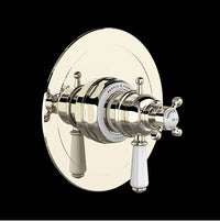 Perrin & Rowe U.TEW44W1L-PN - Edwardian™ 1/2" Therm & Pressure Balance Trim With 2 Functions