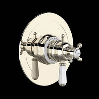 Perrin & Rowe U.TEW45W1L-PN - Edwardian™ 1/2" Therm & Pressure Balance Trim With 5 Functions