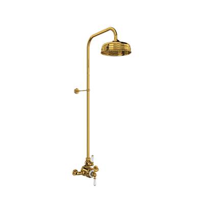 Perrin & Rowe U.KIT2L-ULB - Edwardian™ 3/4" Exposed Wall Mount Thermostatic Shower System