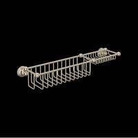 Perrin & Rowe U.6962STN - 20" Bottle Basket With Soap Tray