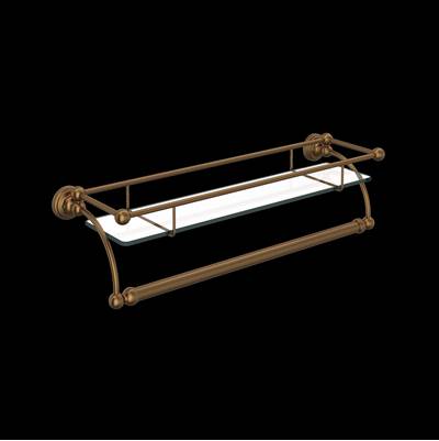Perrin & Rowe U.6975EB - Wall Mount Glass Vanity Shelf