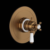 Perrin & Rowe U.TEW45W1L-EB - Edwardian™ 1/2" Therm & Pressure Balance Trim With 5 Functions
