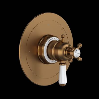 Perrin & Rowe U.TEW23W1L-EB - Edwardian™ 1/2" Therm & Pressure Balance Trim With 3 Functions