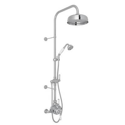 Perrin & Rowe U.KIT1NL-APC - Edwardian™ 3/4" Exposed Wall Mount Thermostatic Shower System