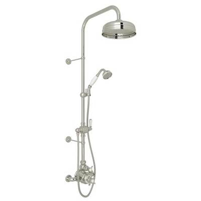 Perrin & Rowe U.KIT1NX-PN - Edwardian™ 3/4" Exposed Wall Mount Thermostatic Shower System
