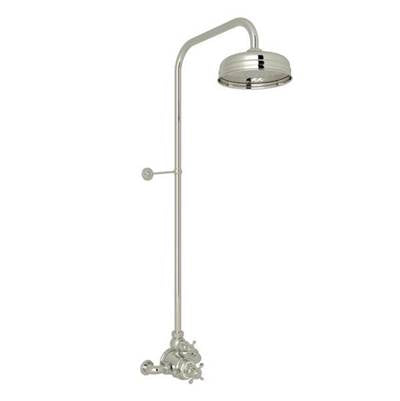 Perrin & Rowe U.KIT2X-PN - Edwardian™ 3/4" Exposed Wall Mount Thermostatic Shower System