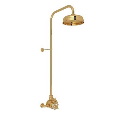 Perrin & Rowe U.KIT2X-EG - Edwardian™ 3/4" Exposed Wall Mount Thermostatic Shower System