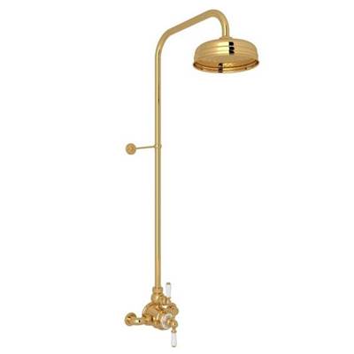 Perrin & Rowe U.KIT2L-EG - Edwardian™ 3/4" Exposed Wall Mount Thermostatic Shower System