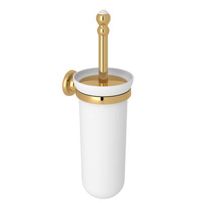 Perrin & Rowe U.6938EG - Wall Mount Toilet Brush Holder