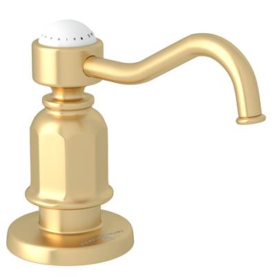 Perrin & Rowe U.6792SEG-2 - Georgian Era™ Bridge Kitchen Faucet Wall Unions