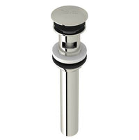 Perrin & Rowe 5447PN - Lavatory Push Drain With Overflow