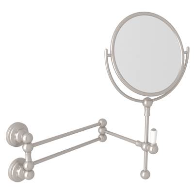 Perrin & Rowe U.6918STN - Wall Mount Makeup Mirror