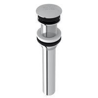 Perrin & Rowe 5445APC - Lavatory Push Drain Without Overflow