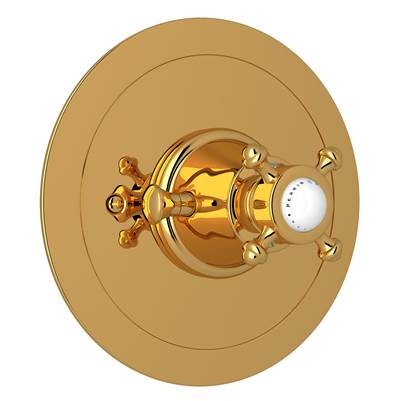 Perrin & Rowe U.5786X-ULB/TO - Edwardian™ 3/4" Round Thermostatic Trim Without Volume Control