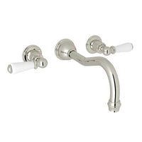 Perrin & Rowe U.3780L-PN/TO - Edwardian™ Wall Mount Tub Filler Trim With Column Spout