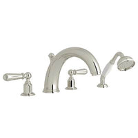Perrin & Rowe U.3248L-PN - Edwardian™ 4-Hole Deck Mount Tub Filler
