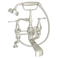 Perrin & Rowe U.3100LS/1-PN - Deco™ Exposed Deck Mount Tub Filler