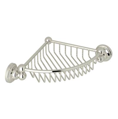 Perrin & Rowe U.6916PN - Edwardian™ Wall Mount Corner Basket