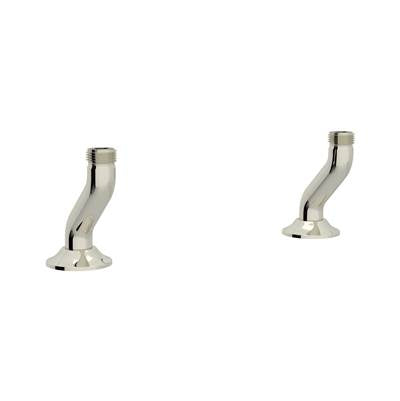 Perrin & Rowe U.6793PN-2 - Georgian Era™ Bridge Kitchen Faucet Deck Unions