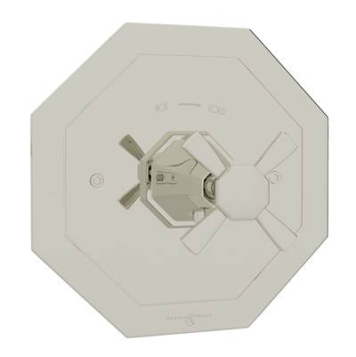 Perrin & Rowe U.5158X-PN/TO - Deco™ 3/4" Thermostatic Trim Without Volume Control