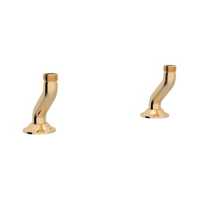 Perrin & Rowe U.6793EG-2 - Georgian Era™ Bridge Kitchen Faucet Deck Unions