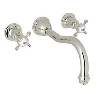 Perrin & Rowe U.3781X-PN/TO - Edwardian™ Wall Mount Tub Filler Trim With Column Spout