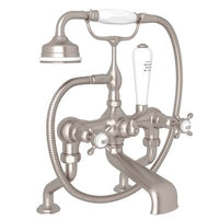 Perrin & Rowe U.3501X/1-STN - Traditional Exposed Deck Mount Tub Filler