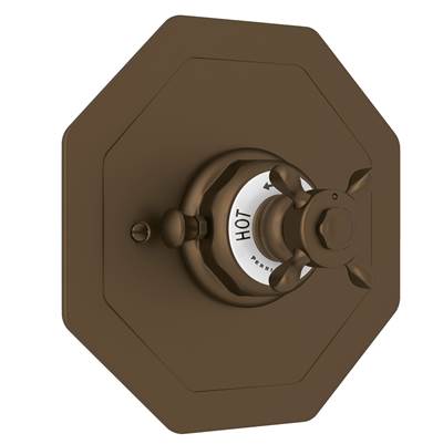 Perrin & Rowe U.5586X-EB/TO - Edwardian™ 3/4" Octagonal Thermostatic Trim Without Volume Control