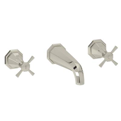 Perrin & Rowe U.3179X-PN/TO - Deco™ Wall Mount Tub Filler Trim