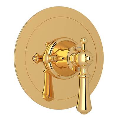 Perrin & Rowe U.5785LS-EG/TO - Edwardian™ 3/4" Round Thermostatic Trim Without Volume Control