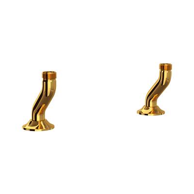 Perrin & Rowe U.6793ULB-2 - Georgian Era™ Bridge Kitchen Faucet Deck Unions