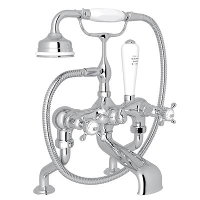Perrin & Rowe U.3501X/1-APC - Traditional Exposed Deck Mount Tub Filler