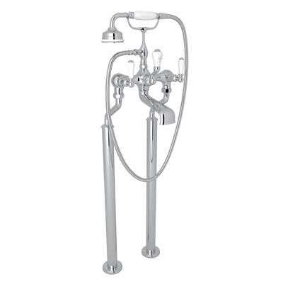 Perrin & Rowe U.3520L/1-APC - Traditional Floor Mount Tub Filler