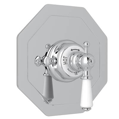 Perrin & Rowe U.5585L-APC/TO - Edwardian™ 3/4" Octagonal Thermostatic Trim Without Volume Control
