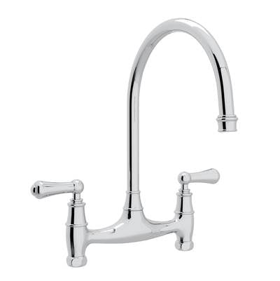 Perrin & Rowe U.4791L-APC-2 - Georgian Era™ Bridge Kitchen Faucet Without Unions