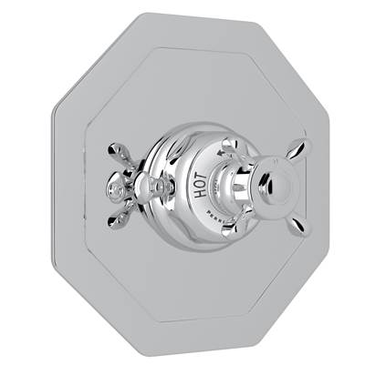 Perrin & Rowe U.5586X-APC/TO - Edwardian™ 3/4" Octagonal Thermostatic Trim Without Volume Control