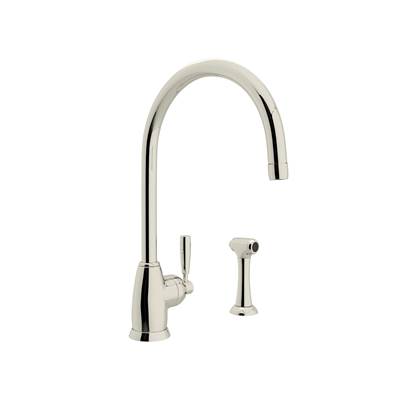 Perrin & Rowe U.4846LS-PN-2 - Holborn™ Kitchen Faucet With Side Spray