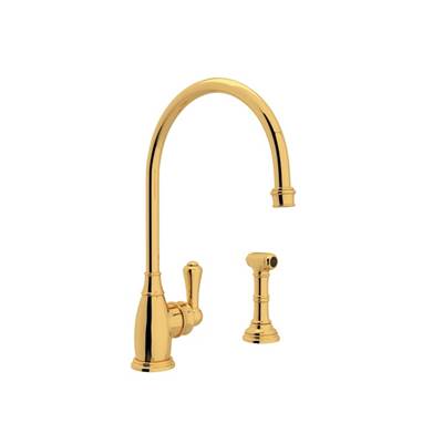 Perrin & Rowe U.4702EG-2 - Georgian Era™ Kitchen Faucet With Side Spray