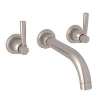 Perrin & Rowe U.3331LS-STN/TO - Holborn™ Wall Mount Tub Filler Trim