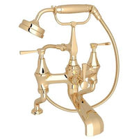 Perrin & Rowe U.3100LS/1-EG - Deco™ Exposed Deck Mount Tub Filler
